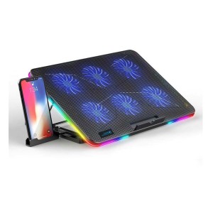 پایه خنک کننده لپ تاپ کول کولد مدل F5 RGB